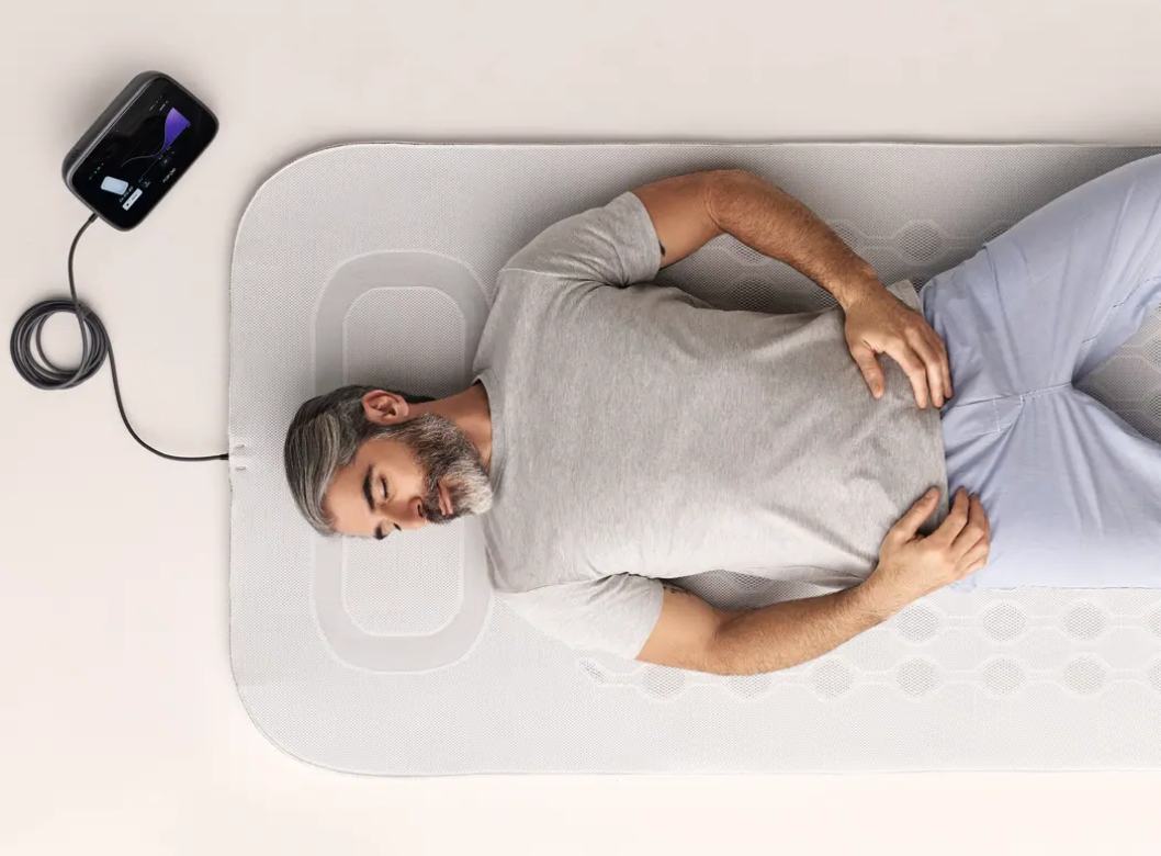 BEMER Evo fizikai érterápiás matrac kezelés közben
